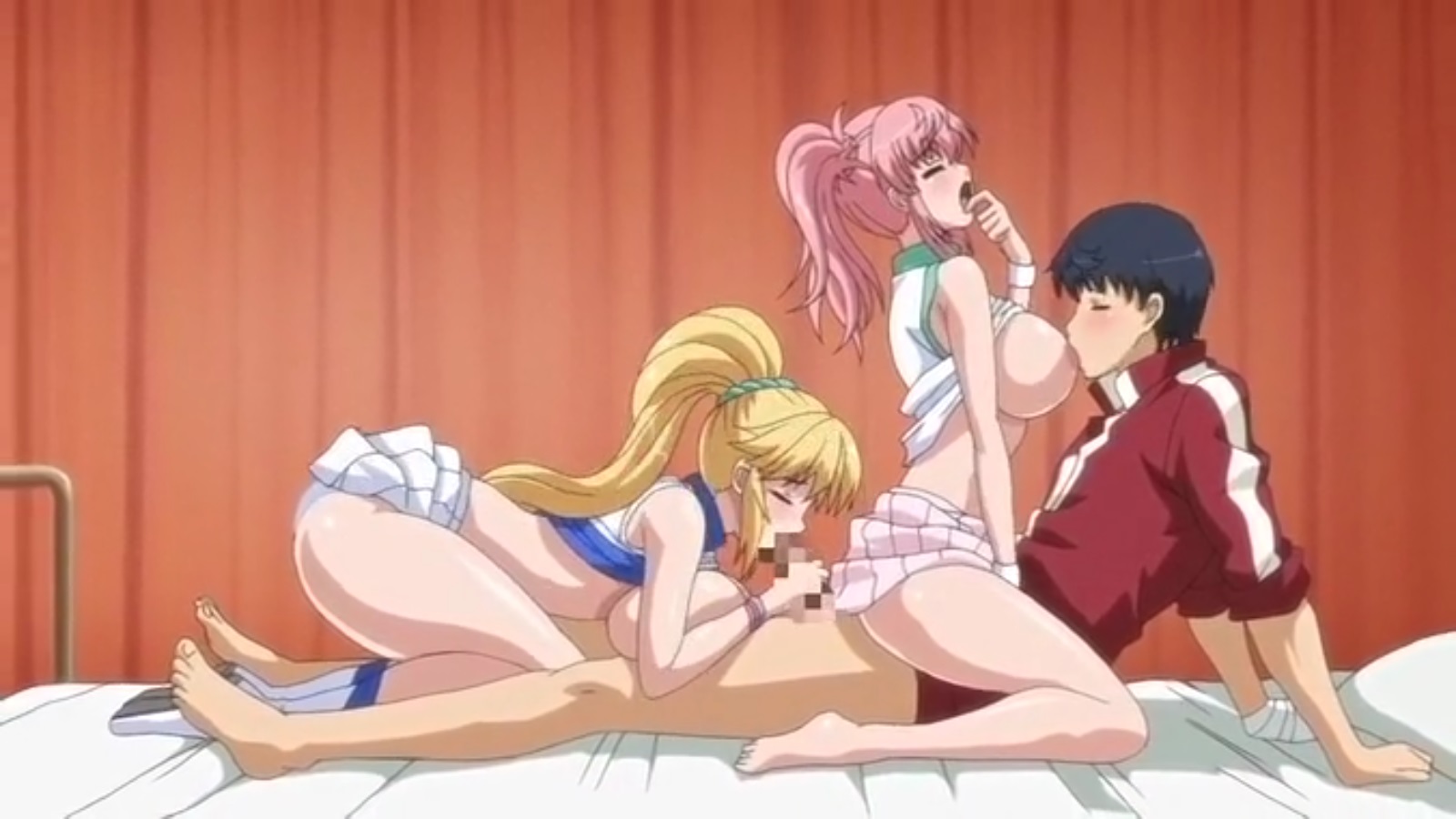 Anime hentai threesome